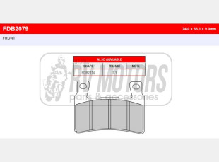 Тормозные колодки FERODO FDB2079P
