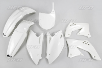 Комплект пластика UFO KAWASAKI KXF 450 '09 (белый) (KA213E041) KAKIT213041