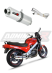 Прямоток Honda NTV 650 REVERE 1988 - 1997 DOMINATOR овальный