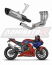 Полная система выхлопа Honda CBR 1000RR-R Fireblade / SP 2020 - 2024 DOMINATOR HP6