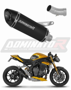 Прямоток Triumph Speed Triple 1200 RS / Speed Triple 1200 RR 2021 - 2024 DOMINATOR HP8 черный