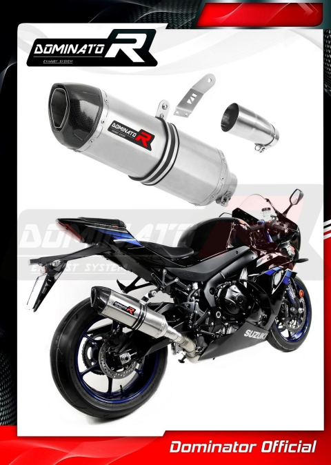 Прямоток DOMINATOR SUZUKI GSX-R 1000 L7-L9 HP1 2017 - 2019 
