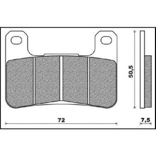Тормозные колодки BRENTA FT 4117 (FA379)