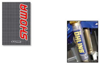 Наклейки на захист вилки BLACKBIRD SHOWA E5015S