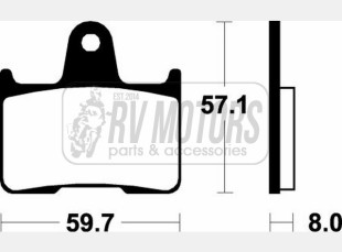 Тормозные колодки SBS 715HF