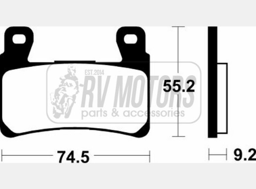 Гальмівні колодки SBS 860H.HS