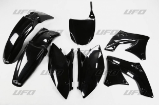 Комплект пластика UFO KAWASAKI KXF 250 '10-'11 (чёрный) (KA215E001) KAKIT215001