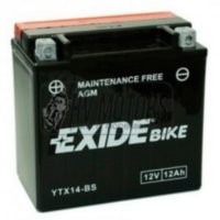 Аккумулятор EXIDE YTX14-BS = ETX14-BS
