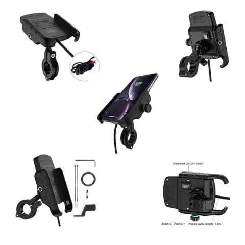 Крепление для телефона/GPS навигатора с креплением BIKETEC BT155WR