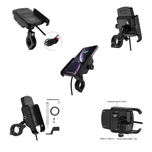 Крепление для телефона/GPS навигатора с креплением BIKETEC BT155WR