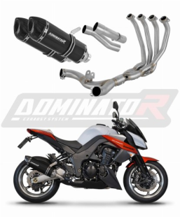 Полная система выхлопа Kawasaki Z1000 2010 - 2013 DOMINATOR HP1 черный