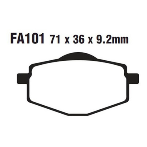 Тормозные колодки EBC FA101