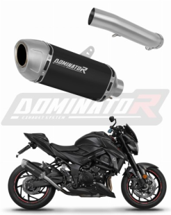 Прямоток Suzuki GSX-S 750 2017 - 2020 DOMINATOR S6 черный