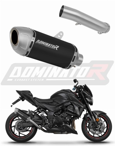 Прямоток Suzuki GSX-S 750 2017 - 2020 DOMINATOR S6 черный