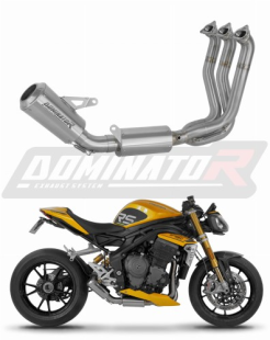 Полная система выхлопа Triumph Speed Triple 1200 RS / Speed Triple 1200 RR 2021 - 2024 DOMINATOR GPS