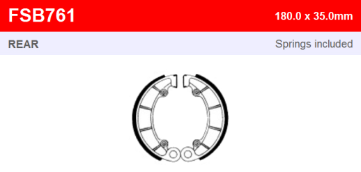 Гальмівні колодки FERODO FSB761