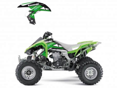 Комплект наклеек KAWASAKI KFX 450 '08-'15 BLACKBIRD DREAM 2 E2Q14A