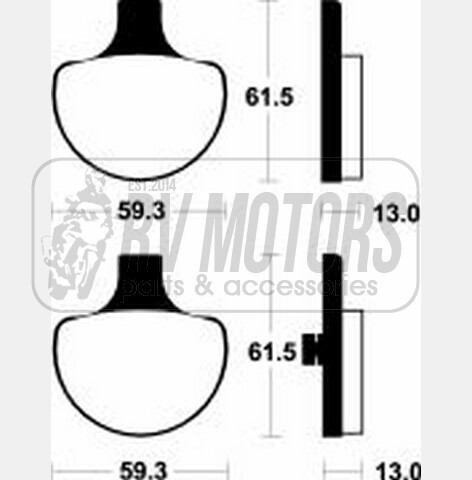 Тормозные колодки SBS 579H.HF