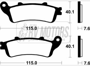 Тормозные колодки SBS 721HF