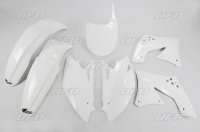 Комплект пластика UFO KAWASAKI KXF 250 '10-'11 (белый) (KA215E047) KAKIT215047
