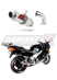 Прямоток Honda VFR 800 Fi 1998 - 2001 DOMINATOR GP1 