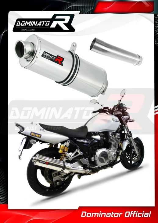 Прямоток DOMINATOR YAMAHA XJR 1300 2007 - 2016 овальний