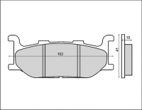 Тормозные колодки BRENTA FT 3057 (FA179)
