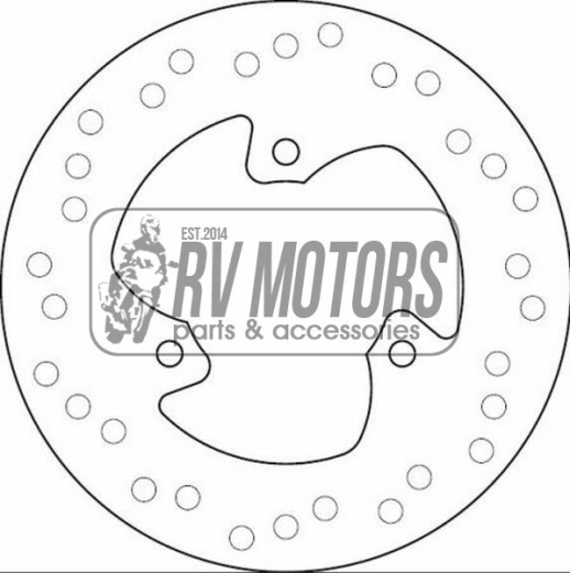 Гальмівний диск BREMBO BRM 68B40719