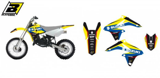 Комплект наклейок SUZUKI RMZ 250 &#39;10-&#39;18 BLACKBIRD DREAM 4 E2319N
