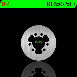 Тормозной диск NG передний GAS GAS BONTAKT JTX/TX 125/200/250/270/320 97-98, MONTESA COTA 250/310/311/315 90-96 (185X72X4,0MM) (6X15,5MM) NG062