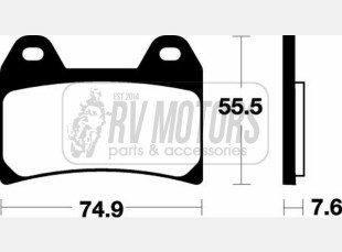 Тормозные колодки SBS 727HF
