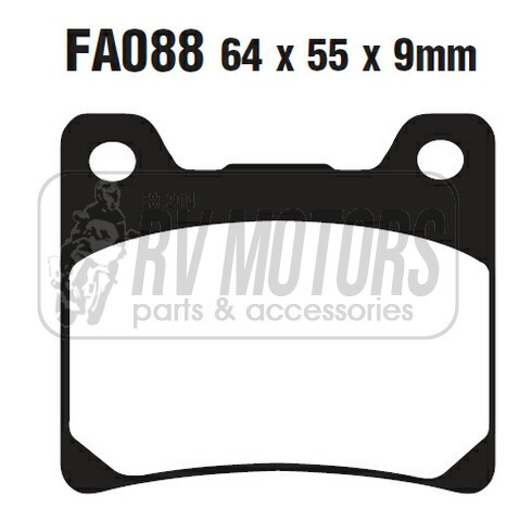 Тормозные колодки EBC FA088