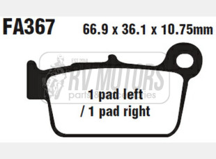 Тормозные колодки EBC FA367TT