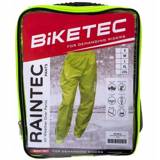 Дощові штани BIKETEC BT7821 жовті