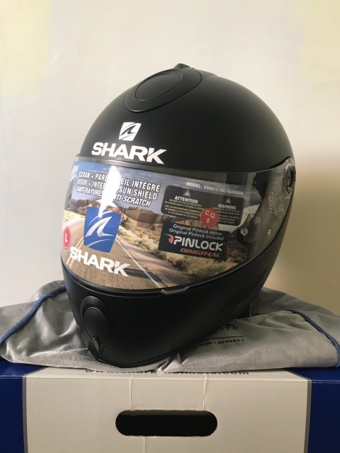 Шлем Shark S800 Mat Black. Размеры М , L