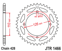 Приводная звезда JT JTR1466.44 (PBR 4656)