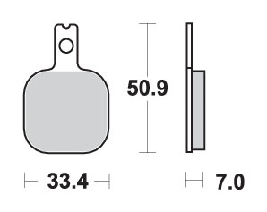 Тормозные колодки SBS 656HF (FA175)