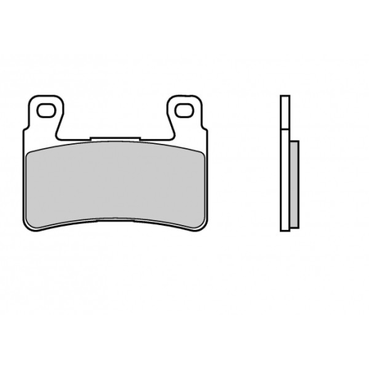 Гальмівні колодки BRENTA FT 4121 (FA296/FA265)