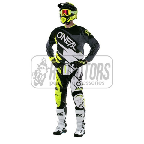 Джерси O'Neal Hardwear Flow JAG чёрный/неон