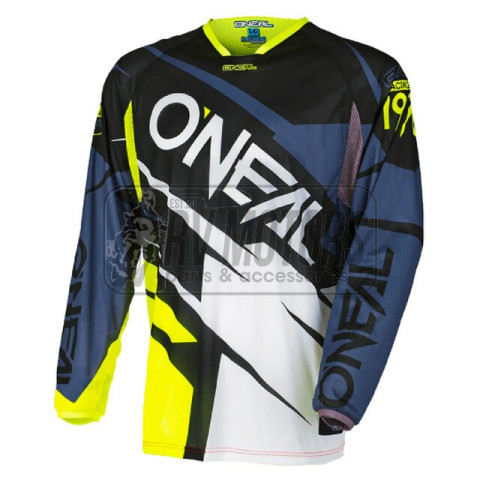 Джерси O'Neal Hardwear Flow JAG чёрный/неон