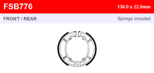 Тормозные колодки FERODO FSB776