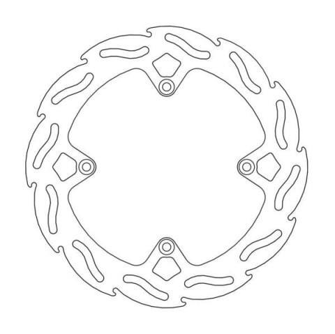 Тормозной диск MOTO-MASTER задний KTM SX85 '11-'17, 250 FREERIDE '14-'17, 350 FREERIDE '12-'17 220 ММ (NG1281X) M110516
