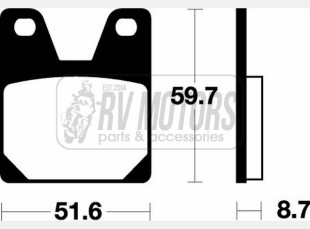 Тормозные колодки SBS 733HF