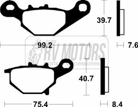 Тормозные колодки SBS 820SI