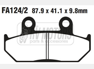 Тормозные колодки EBC FA124/2V