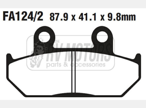 Тормозные колодки EBC FA124/2V