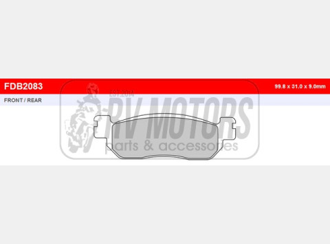 Тормозные колодки FERODO FDB2083P