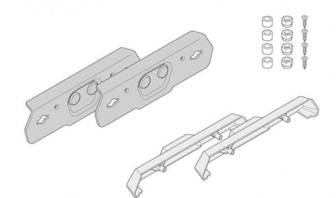 Крепления боковых кофров KAPPA MONOKEY KVE37KITR