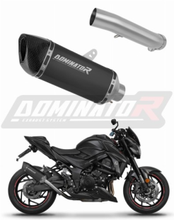 Прямоток Suzuki GSX-S 750 2017 - 2020 DOMINATOR HP6 черный