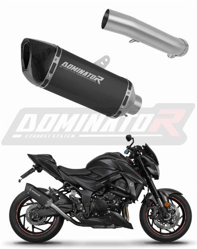 Прямоток Suzuki GSX-S 750 2017 - 2020 DOMINATOR HP6 черный